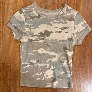 Urban Outfitters Camo Baby Tee